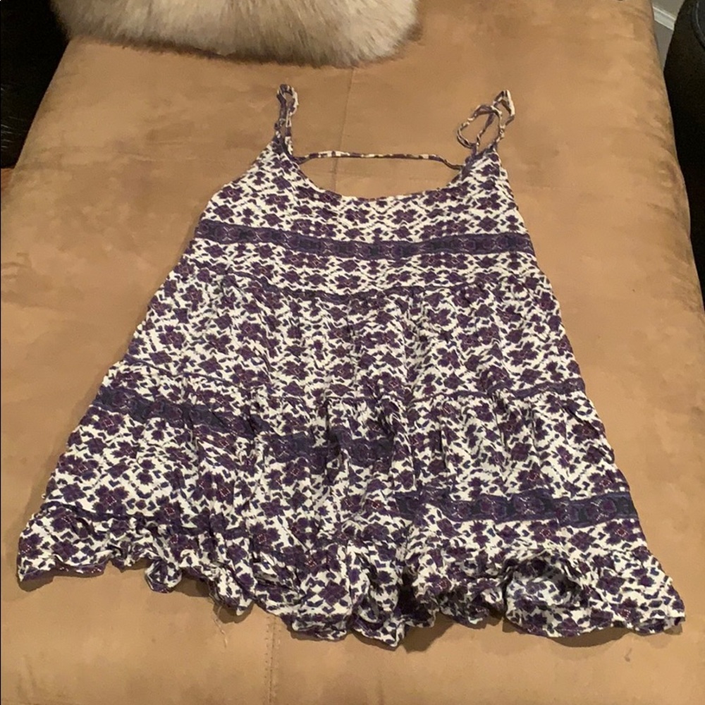 White & Purple Brandy Melville dress